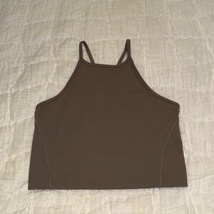 Lululemon Wunder Train Strappy Tank Nomad Size 10 EUC